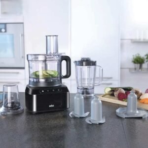 Braun PureEase Food Blender With Processor 800W FP 3132 Black