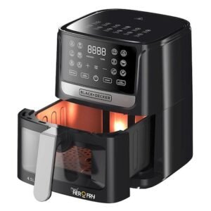 Black & Decker Digital AerOFry Air Fryer AF4500-B5 Extra Large Black 4.5L