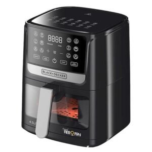 Black & Decker Digital AerOFry Air Fryer AF4500-B5 Extra Large Black 4.5L