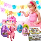 Christmas Unicorn Eggs Toys for 3 4 5 6 7 8 9 Year Old Girls Birthday Gifts Kids