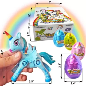 Christmas Unicorn Eggs Toys for 3 4 5 6 7 8 9 Year Old Girls Birthday Gifts Kids