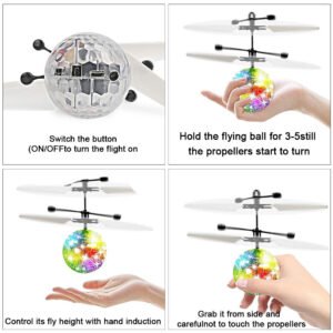 Toys for Boys Flying Ball LED 3 4 5 6 7 8 9 10 11 Year Old Kids Birthday Gifts